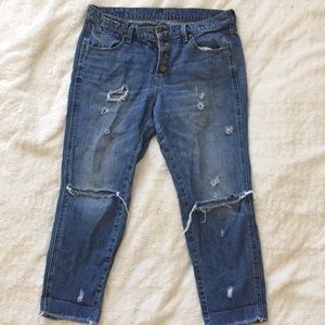 BDG distressed boyfriend cut jeans